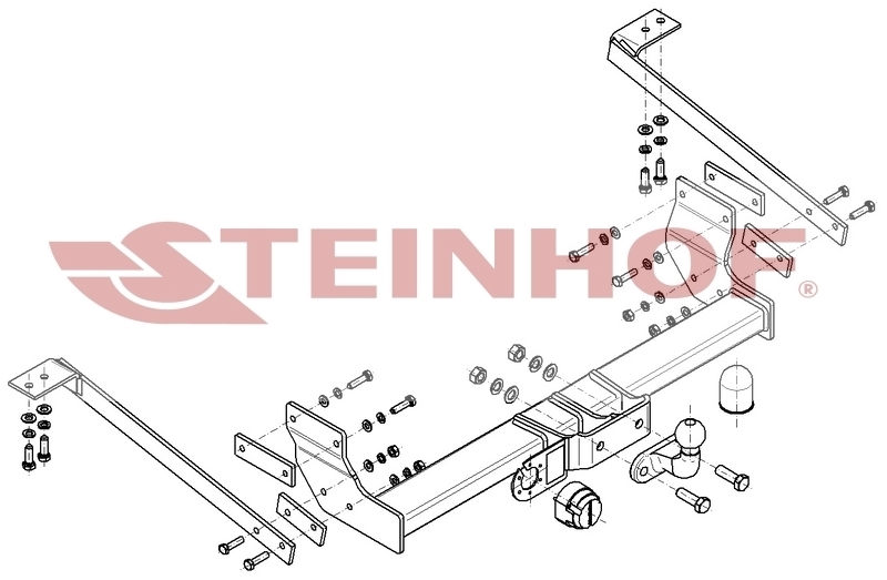 Tovorna vlečna kljuka Renault Master - kombi, minibus, keson - od 01/1998 do 03/2010